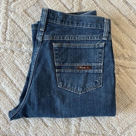 Wrangler Men’s 20X Slim Straight Denim Jeans Tall Size 31x38 - Picture 1 of 9